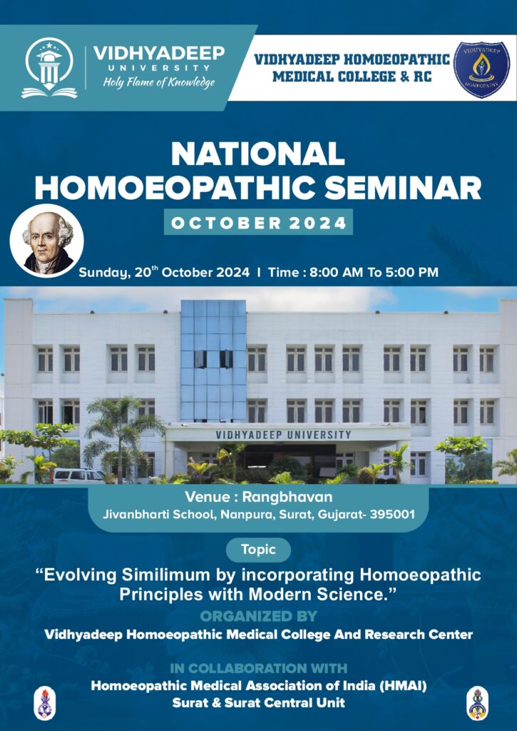 National Homoeopathic Seminar Octber 2024